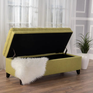 Juliana - Storage Ottoman With Birch Legs - Best Buy Furniture