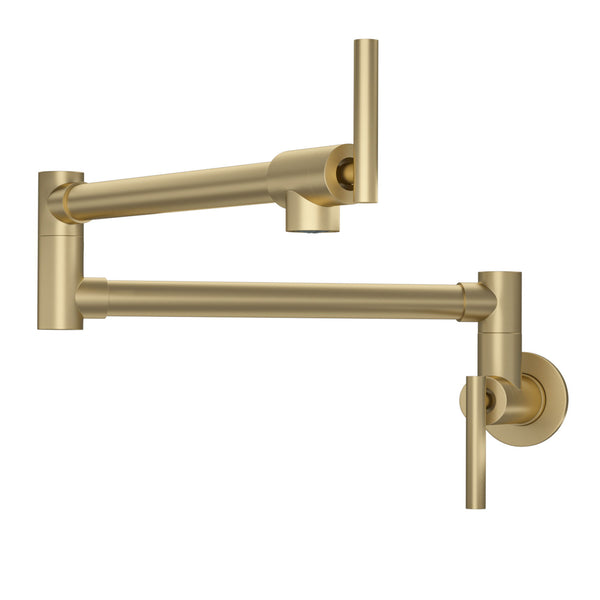 Modern Design Wall Mount Pot Filler Faucet Folding Stretchable