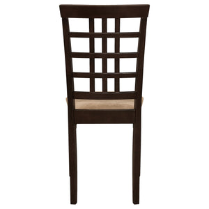 Vanetta - 3 Piece Dining Set With Drop Leaf Table And Chairs - Cappuccino