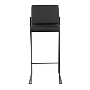 Fuji - Contemporary High Back Barstool Elegant Design