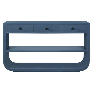 Console Table With 3 Soft Close Drawers & 2 Open Shelves