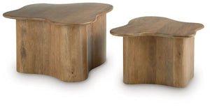 Abeford - Accent Cocktail Table (Set of 2) - Brown - Best Buy Furniture
