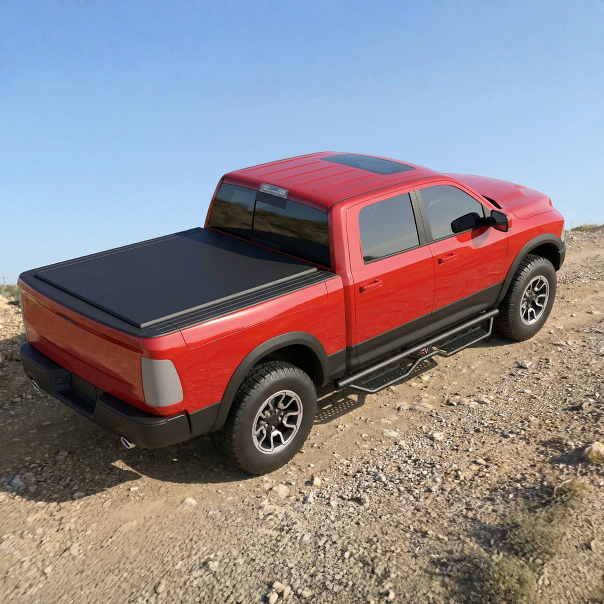 Heavy-Duty Steel Running Boards for Dodge Ram Crew Cab