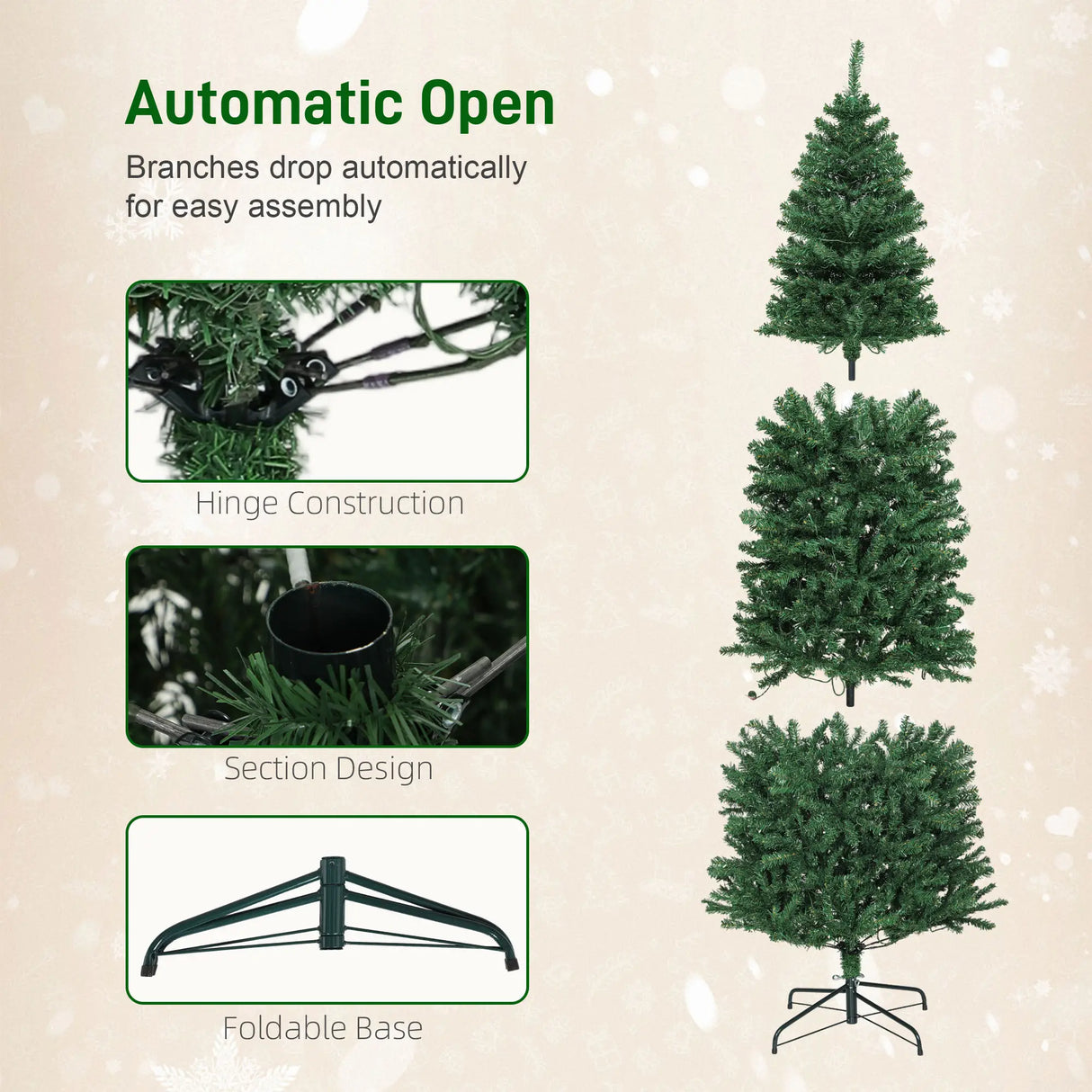 7ft Artificial Christmas Tree