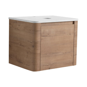 24'' Wall-Mounted Bathroom Vanity with Soft-Close Door