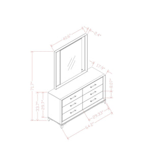 Star - Dresser - White