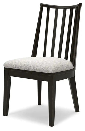 Galliden - Dining Upholstered Side Chair (Set of 2) - Black - Best Buy Furniture
