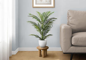 28" Tall, Artificial Plant, Palm Tree, Indoor, Faux, Fake, Floor, Greenery, Potted, Real Touch, Decorative - Green / White - Best Buy Furniture