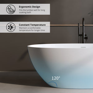 Solid Surface Freestanding Soaking Tub