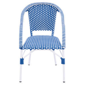 Outdoor Bistro Chairs with Aluminum Frame, Set of 2
