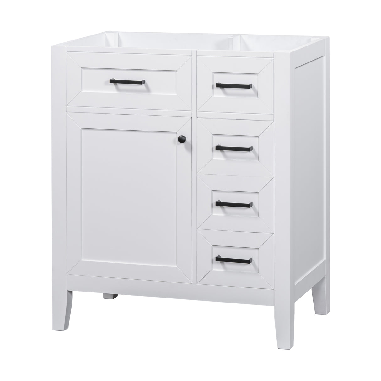 30" Bathroom Vanity Cabinet Base Without Sink