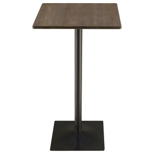 Staccato - 3 Piece Square Bar Table Set - Dark Brown