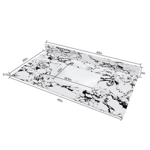 43"x22" Bathroom Vanity Top with Undermount Ceramic Sink and Backsplash