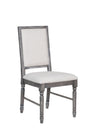 Leventis - Weathered Side Chair - Cream / Gray - Best Buy Furniture