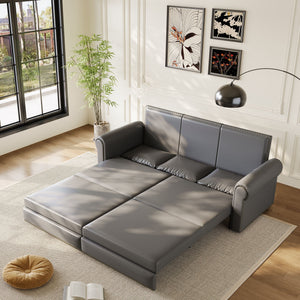 Chesterfield Sofa & Pull Out Bed