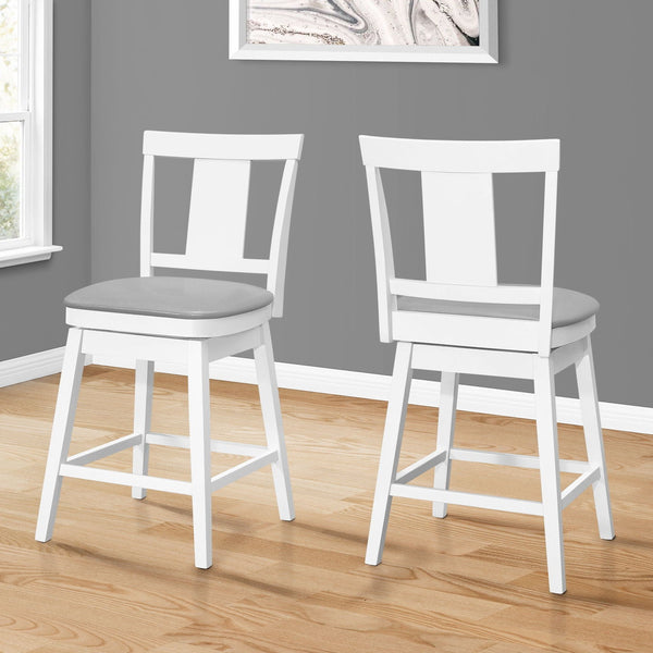 Swivel Bar Stool Counter Height, Transitional (Set of 2) - Best Buy Furniture