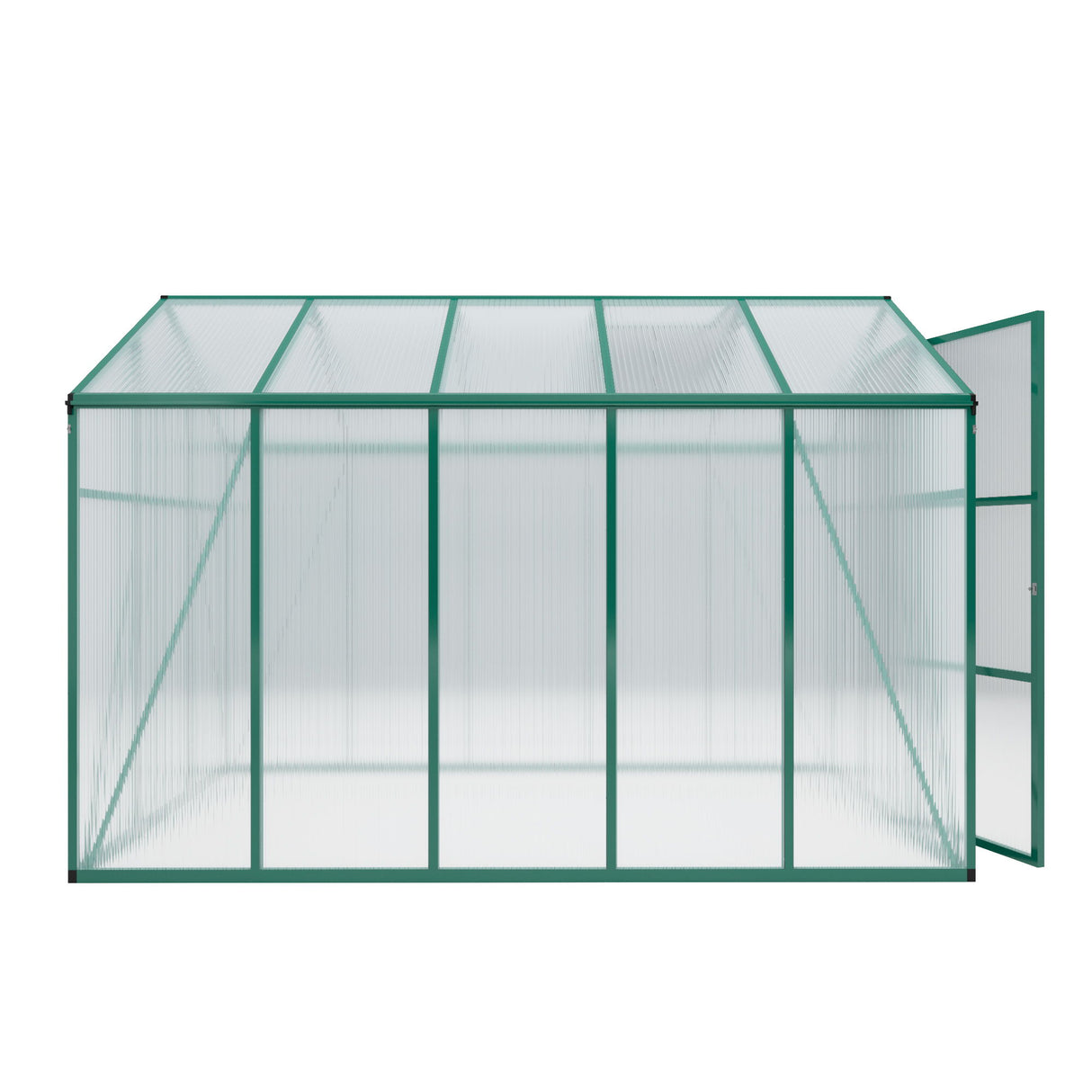 Polycarbonate Walk-In house, Raised Base For Outdoor In All Season