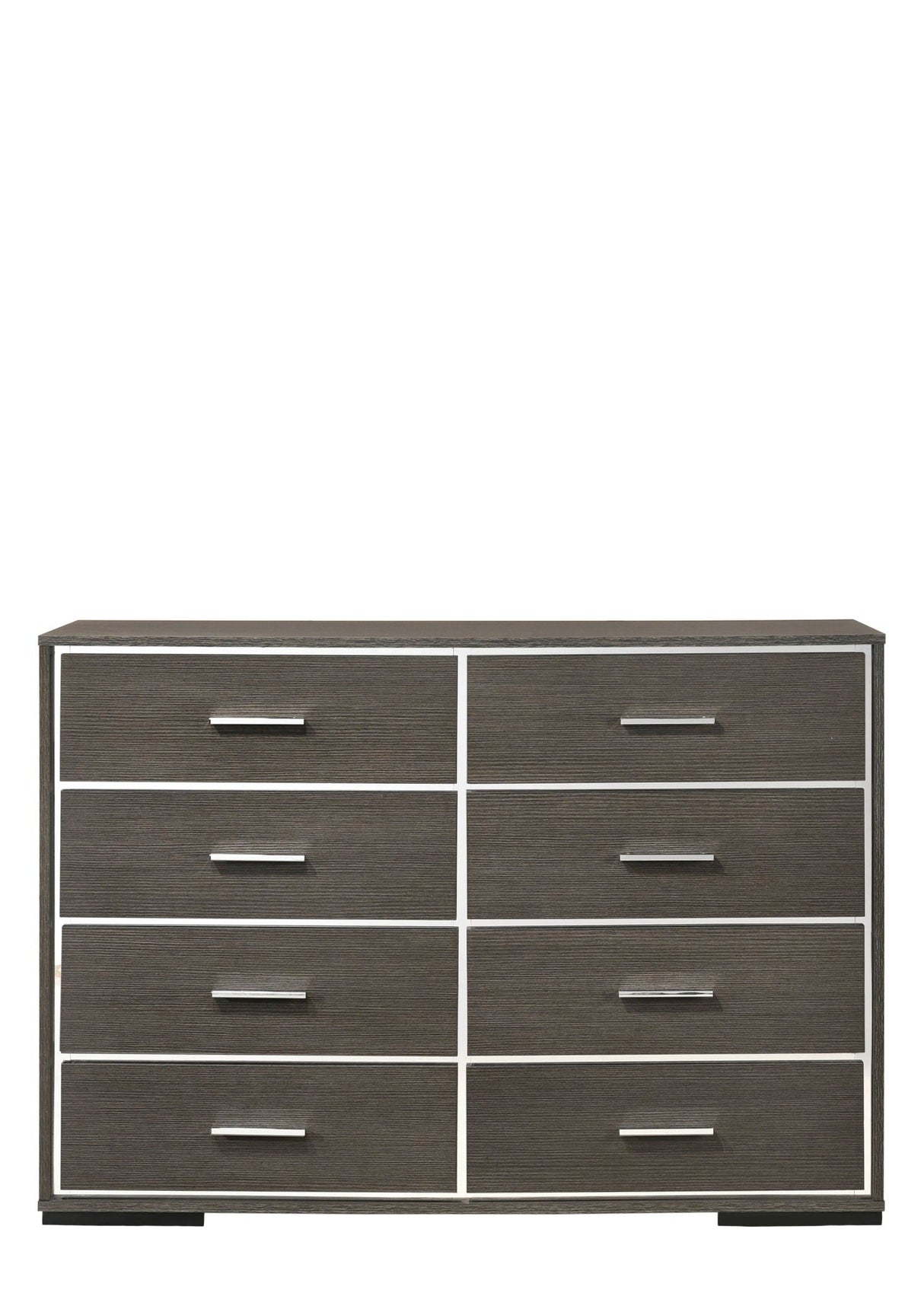 Escher - Dresser - Gray / Oak - Best Buy Furniture
