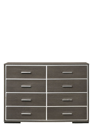 Escher - Dresser - Gray / Oak - Best Buy Furniture