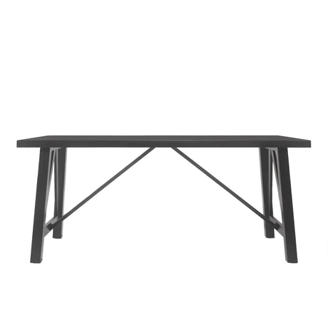 Farmhouse Style Dining Table With Wood Like Top - Best Buy Furniture