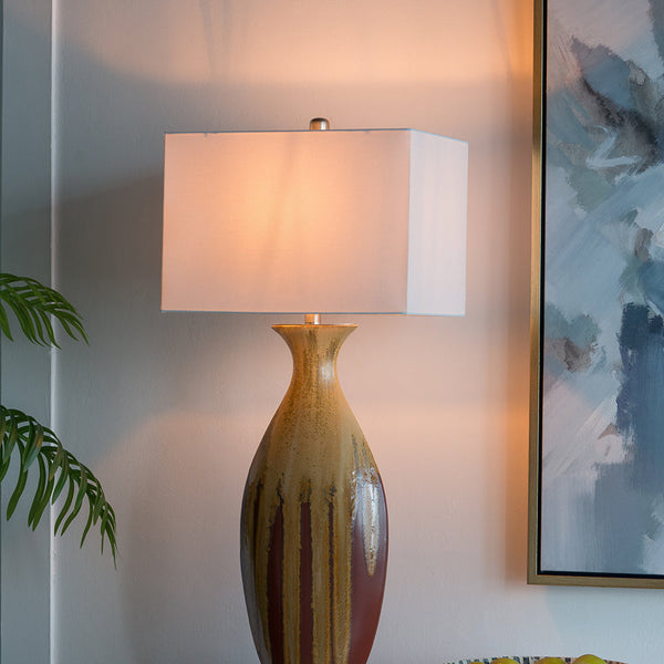 16x10.5x36 In Ceramic Table Lamp