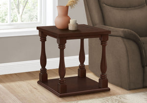 Accent Table, 2 Tier, Square, Traditional - Espresso - Best Buy Furniture