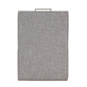 Della - Upholstered Castered Chair - Gray