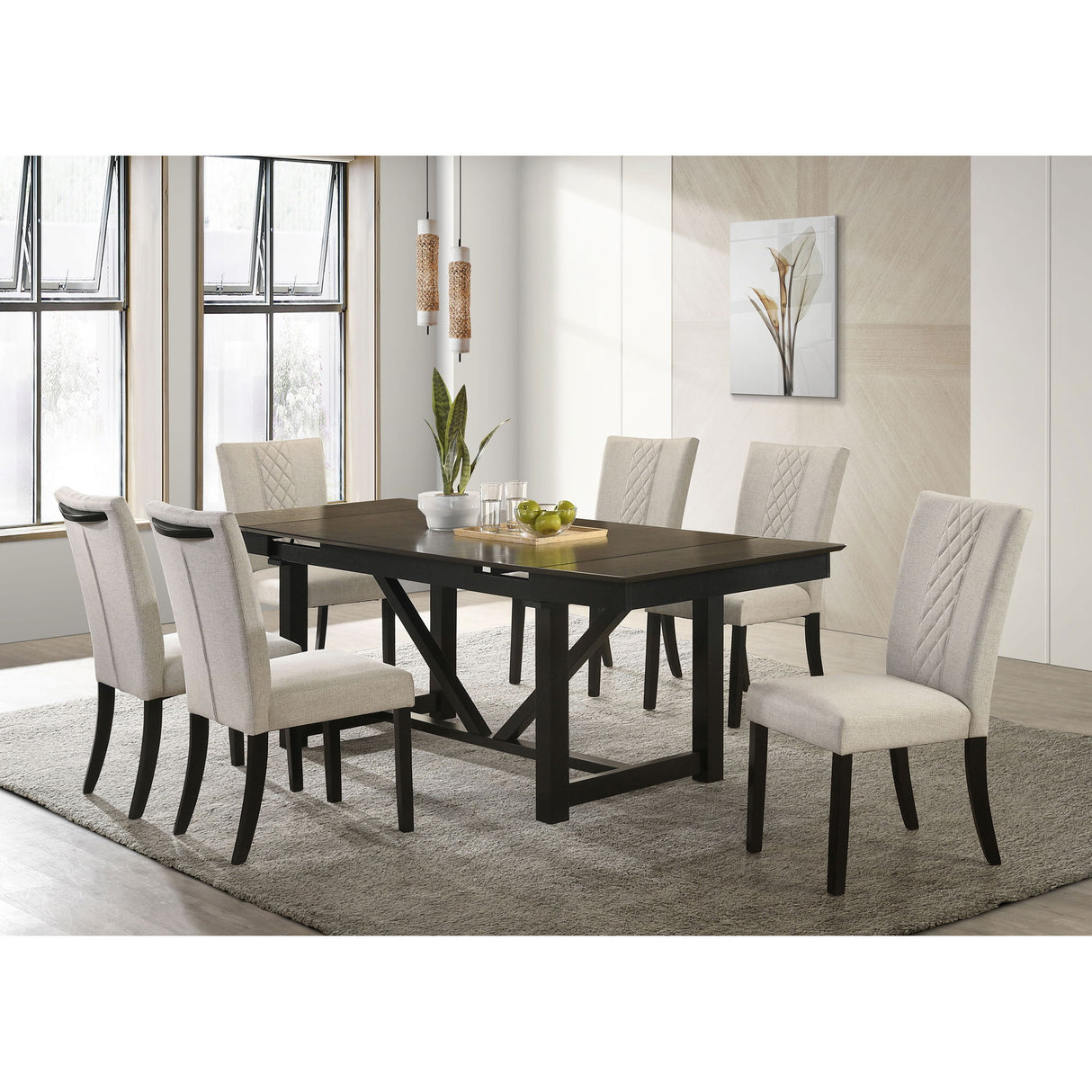 Modoc - Upholstered Dining Side Chair (Set of 2) - Beige