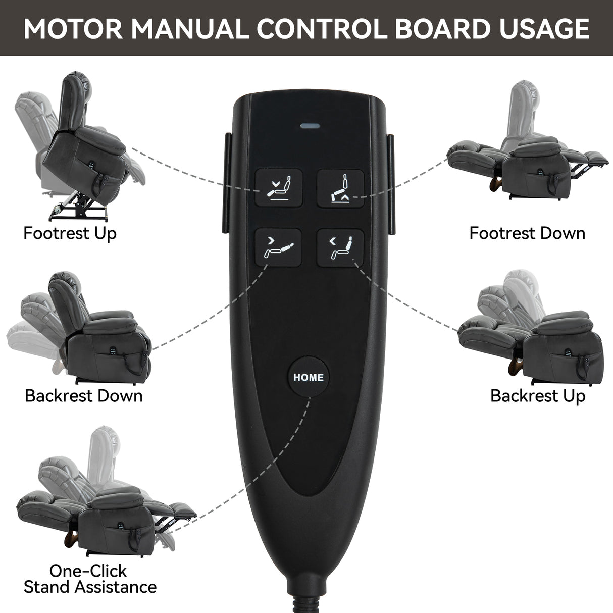 Dual Motor Electric Recliner Chair