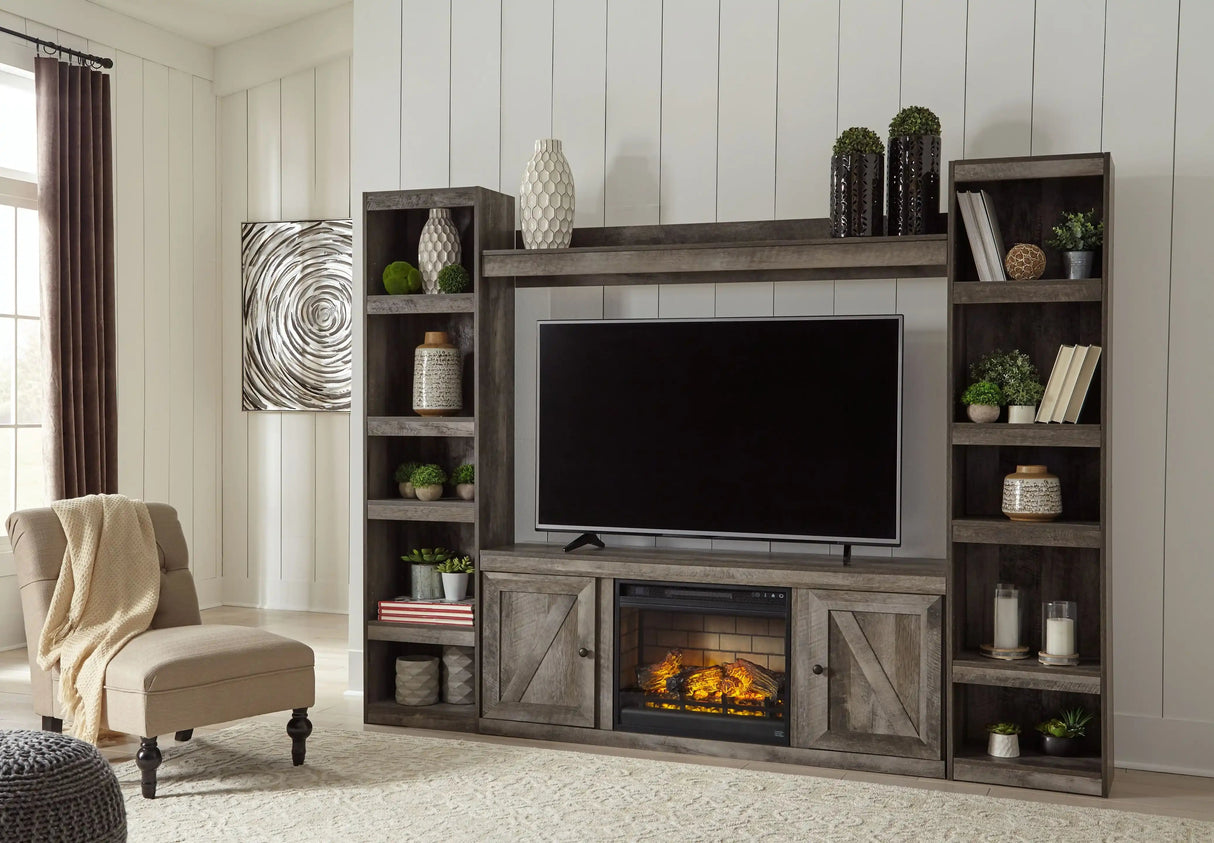 Wynnlow - Entertainment Center With 60" TV Stand - Best Buy Furniture
