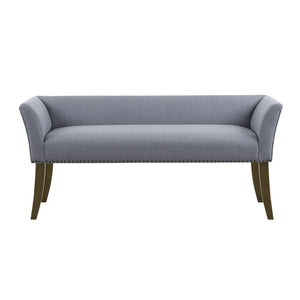 Elegant Design Bench Upholstery, Solid Wood Frame