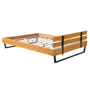 Pine Wood Bed Frame Queen Size