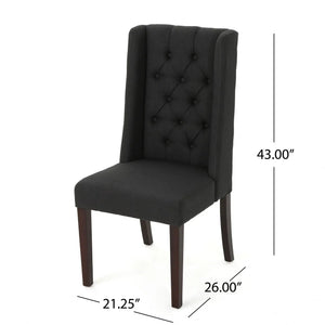 Sophisticated Tufted Dining Chair With High Back Design - Best Buy Furniture
