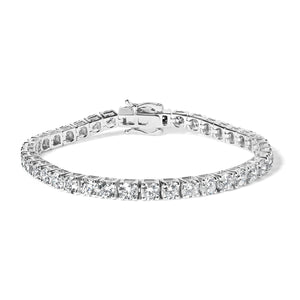 14K White Gold 2.00 Cttw Prong Set Lab Grown Round Diamond Classic Tennis Bracelet (F-G Color, VS2-SI1 Clarity) - 7.25"