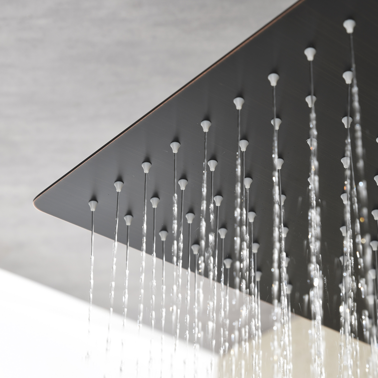 10 inch Wall Mount Rainfall Square Shower Head, Oil Rubbed Bronze
