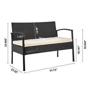 Noli - 4 Piece Outdoor Conversation Set