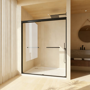 Aluminum Frame Double Sliding Shower Door