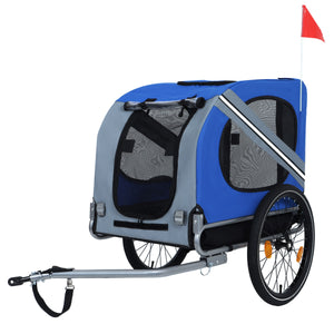 Large-Folding-Bike-Trailer-for-Dogs-–-66LB-Capacity-All-Terrain-Pet-Carrier-Pet-Trailer