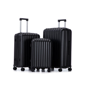 20" / 24" / 28" 3 Pieces / Set Spinner Wheel Luggage, Carry On Suitcase, With Cup Holder & USB Port & Phone Holder
