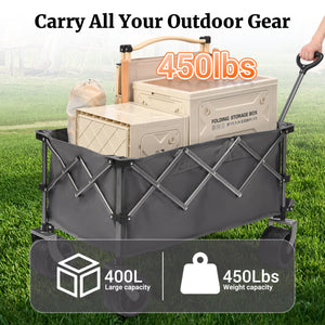 Portable 400L Collapsible Wagon