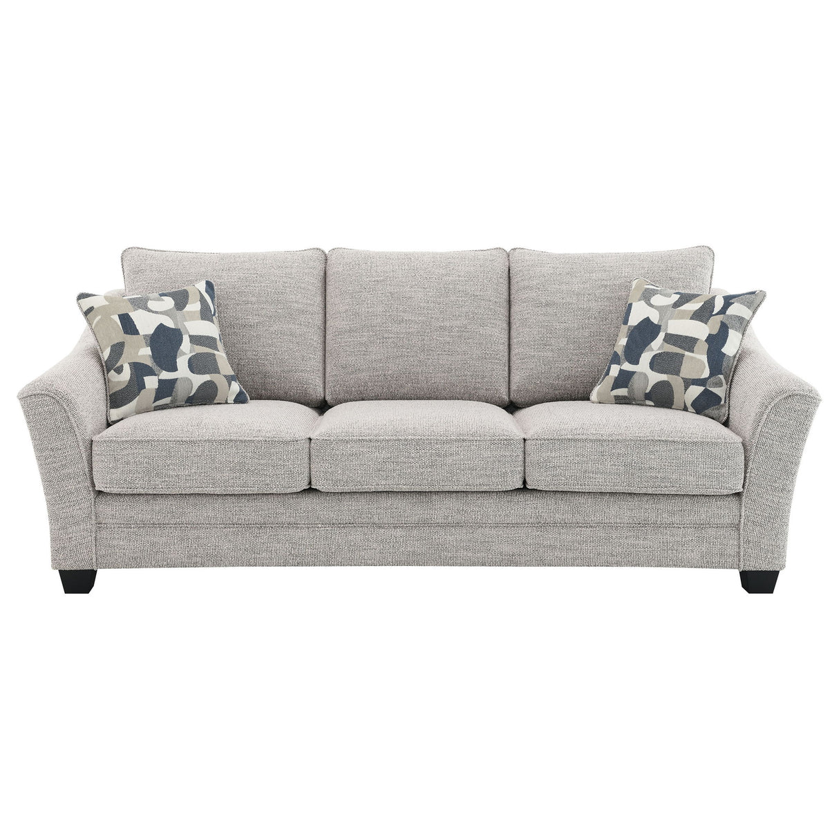 Mingle ] Upholstered Sofa - Light Gray