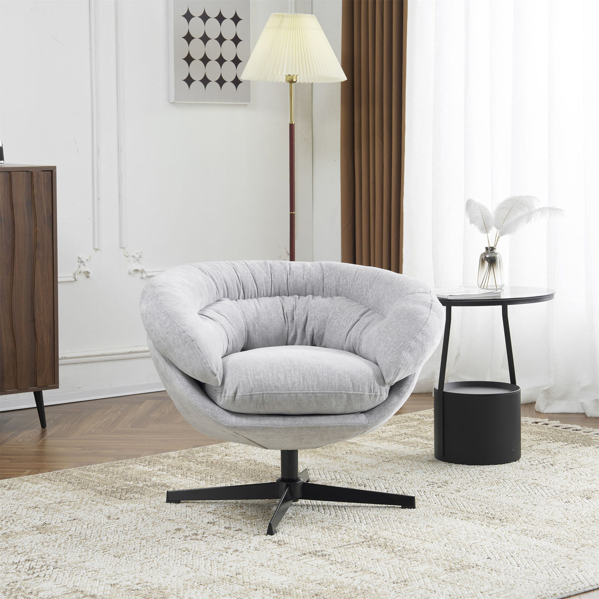 Modern Office Chair With 360 Degree Swivel