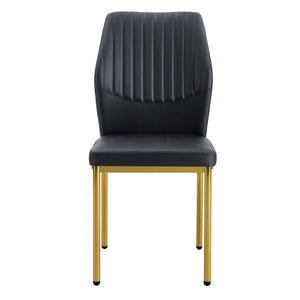 Luxury Simple Chair With Metal Leg