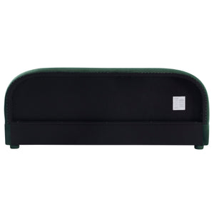 Upholstered Simple Modern Bedroom Bed With Curved Headboard