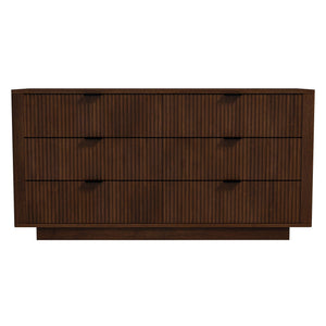 Lola - Dresser With 6 Drawers - Dark Brown