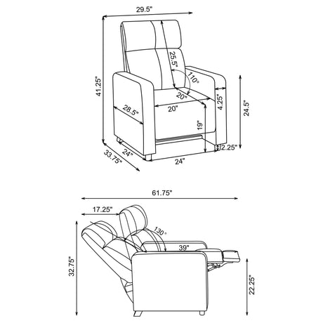 Warren - 5 Seater Home Theater With 2 Wedge Consoles - Black