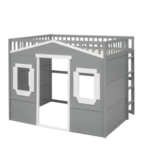 Elegant House Loft Bed With Ladder