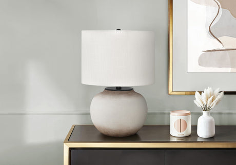 Modern Lighting, Table Lamp, Ceramic - Cream - Best Buy Furniture