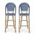 Outdoor Pe Rattan French Barstool Set - Best Buy Furniture