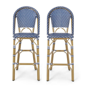 Outdoor Pe Rattan French Barstool Set - Best Buy Furniture